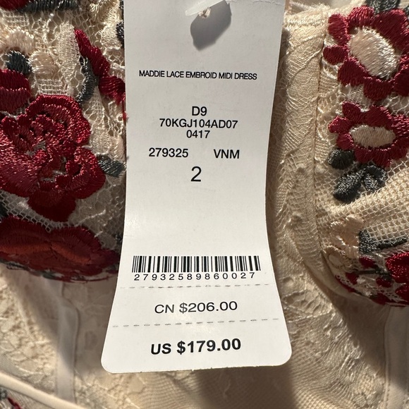Bebe Maddie Embroidered bustier lace dress - Picture 7 of 11
